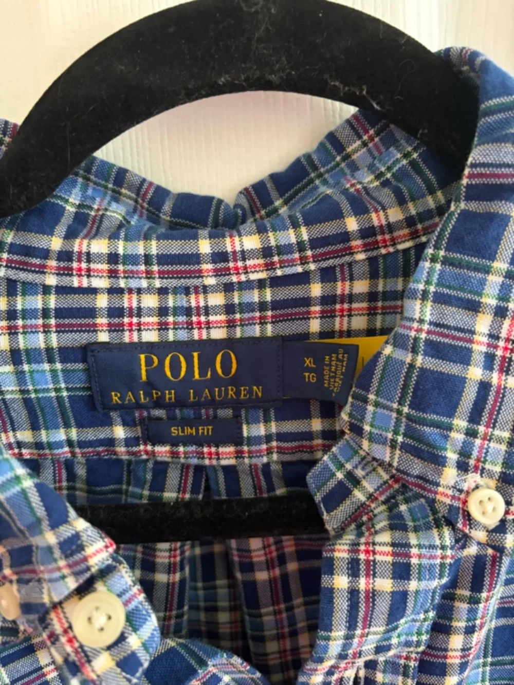 Polo Ralph Lauren mens XL slim fit button down shirt like new